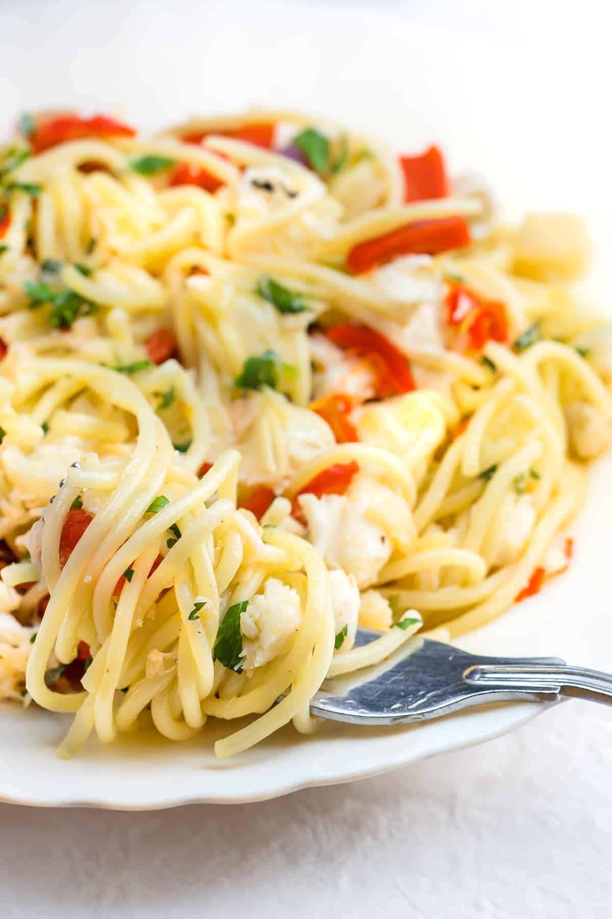 Crab & Piquante Pepper Pasta: Sweet, Spicy & Zesty Flavors